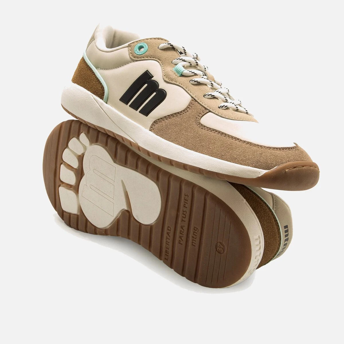 Sapatilhas Mustang free- Plity Taupe