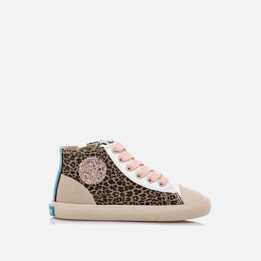 Sapatilhas Botim Mustang Free Kids- Leopardo Crudo
