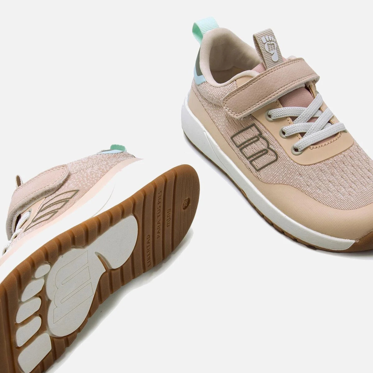 Sapatilhas Desportivas Vegan Mustang- Rosa Nude