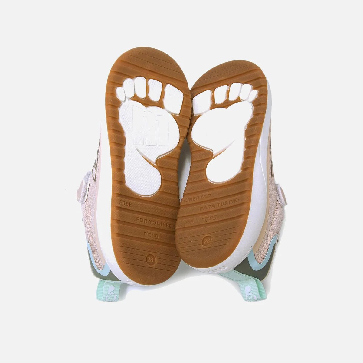 Sapatilhas Desportivas Vegan Mustang- Rosa Nude