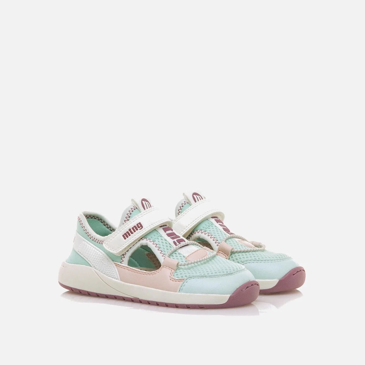Sandálias Sneakers Free Kids-Mesh Aguamarina