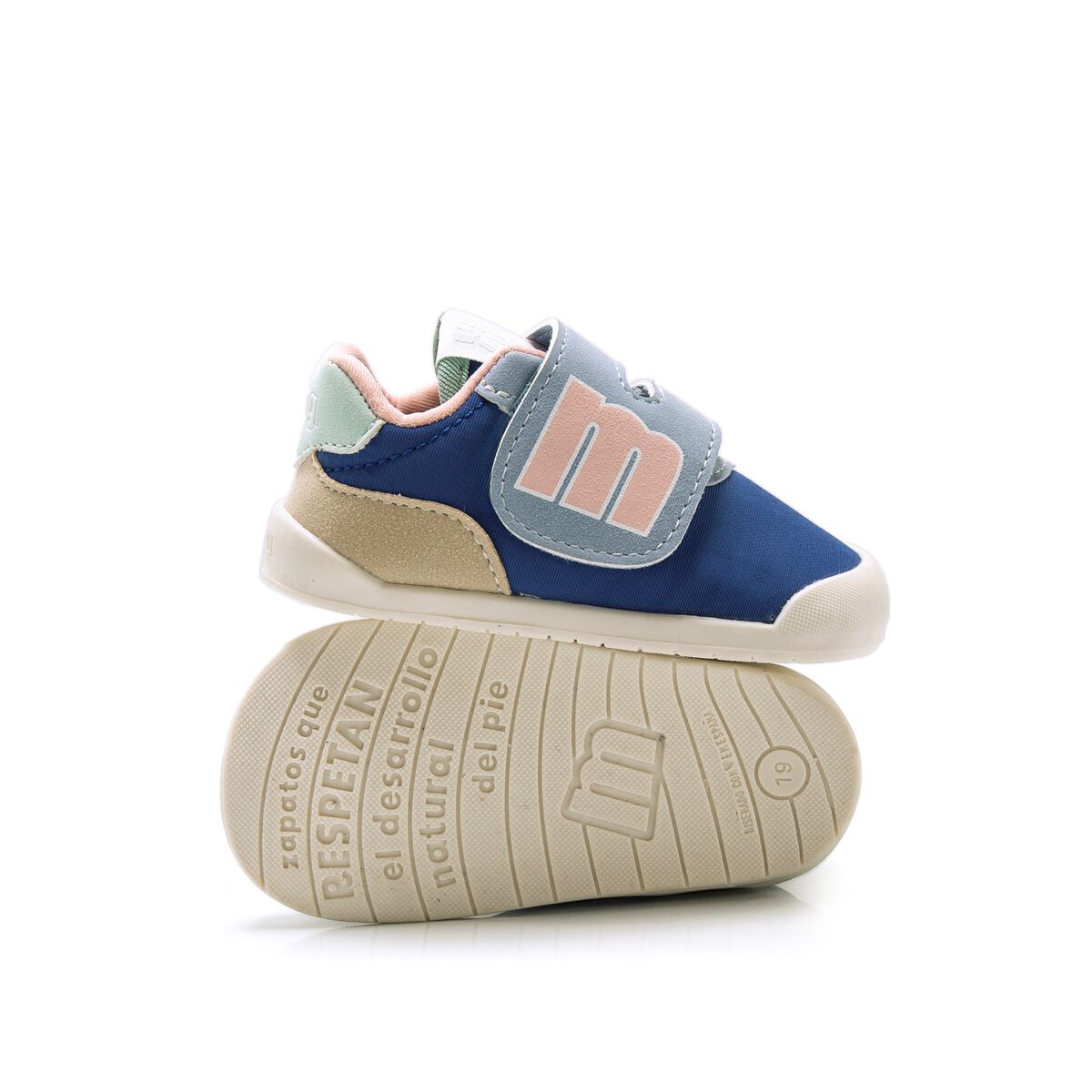 Sapatilhas Mustang Free baby  - Érica Light Blue