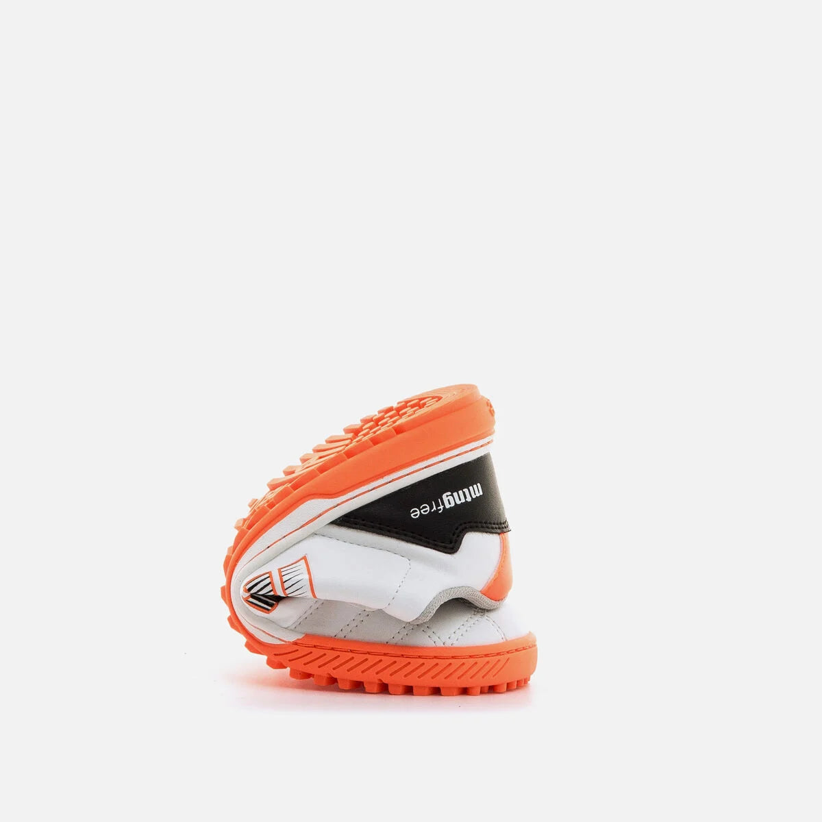 Chuteiras de Futebol Mustang Free Play- Branco e Laranja