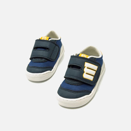 Sapatilhas Mustang Free baby- Azul e laranja