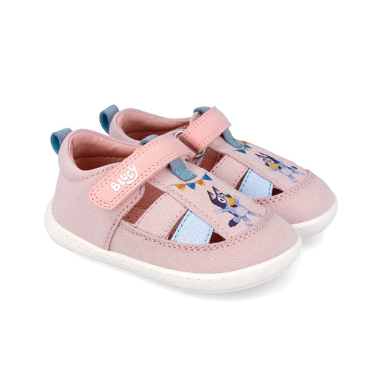 Sandálias Bluey Lona Rosa- Garvalin