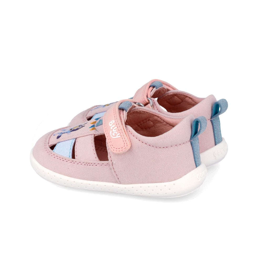 Sandálias Bluey Lona Rosa- Garvalin