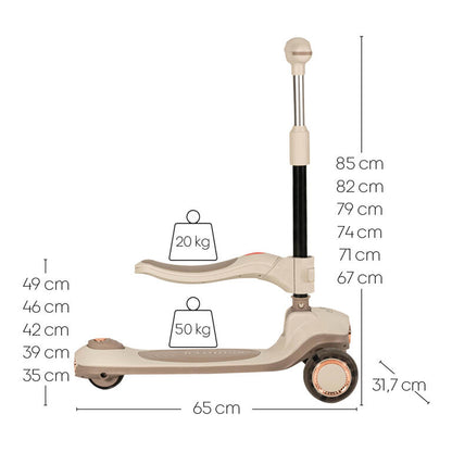 Trotinete evolutiva Roller Red