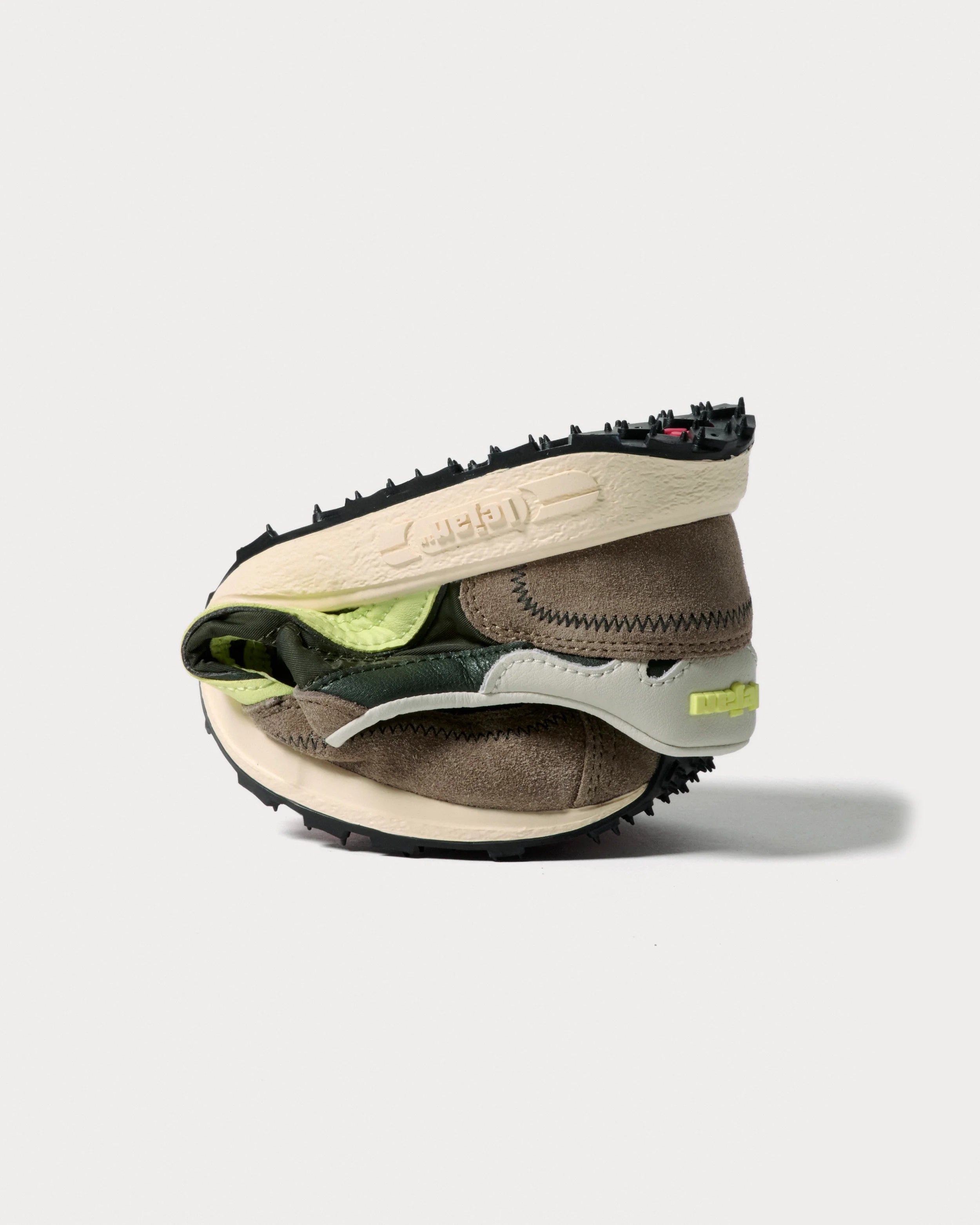 Sapatilhas Lejan Melrose- Dark Olive/ Lime