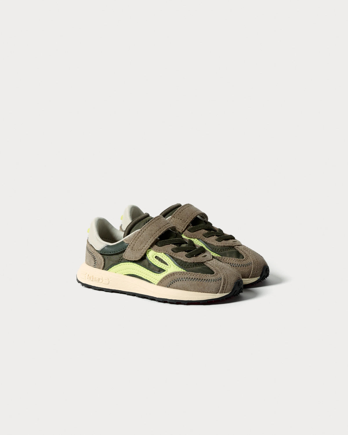 Sapatilhas Lejan Melrose Kids-Dark Olive /Lime