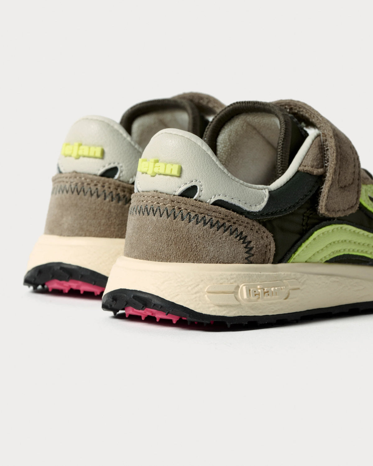 Sapatilhas Lejan Melrose Kids-Dark Olive /Lime