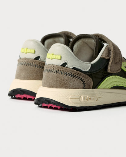 Sapatilhas Lejan Melrose Kids-Dark Olive /Lime