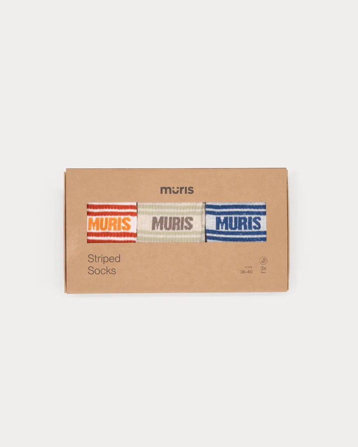 Set  Meias Barefoot Woman- BEIGE / WHITE / GRAY- Muris