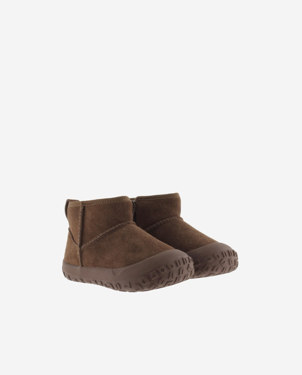Botins em pelo marron- Victoria