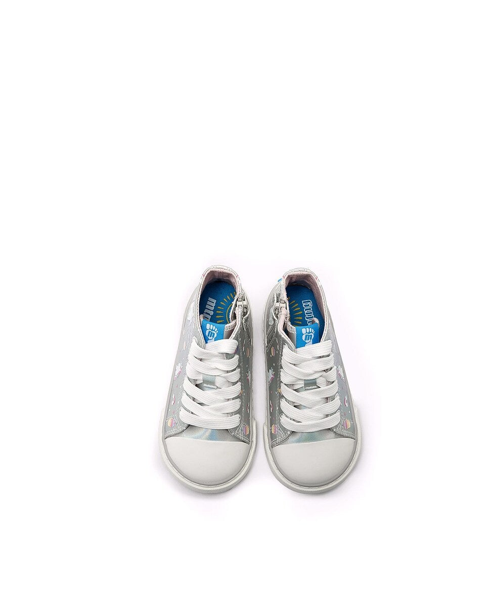 Sapatilhas Mustang Free Kids Luzes- Glist Plata