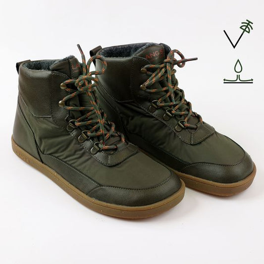 Botas Barefoot veganas de inverno RIDGE - Kaki- Lang.S