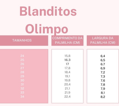 Sandália Olimpo Arena-  Blanditos By Crio´s