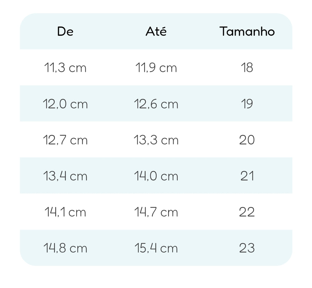 Guia de Tamanhos