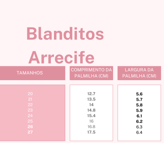Guia de Tamanhos
