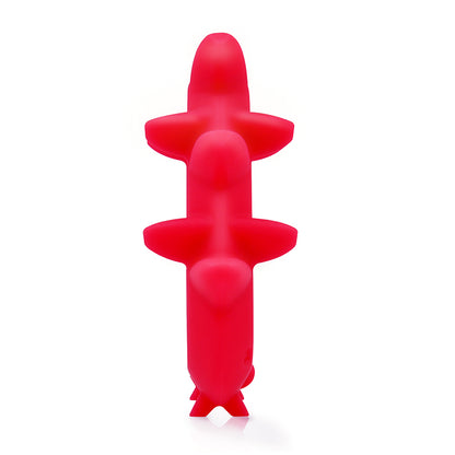 Conjunto de mordedores geométricos sensoriais- Mombella