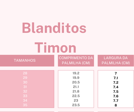 Guia de Tamanhos