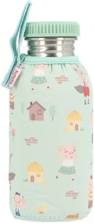 Garrafa de Aço com forro Three Little  Pigs- Tutete