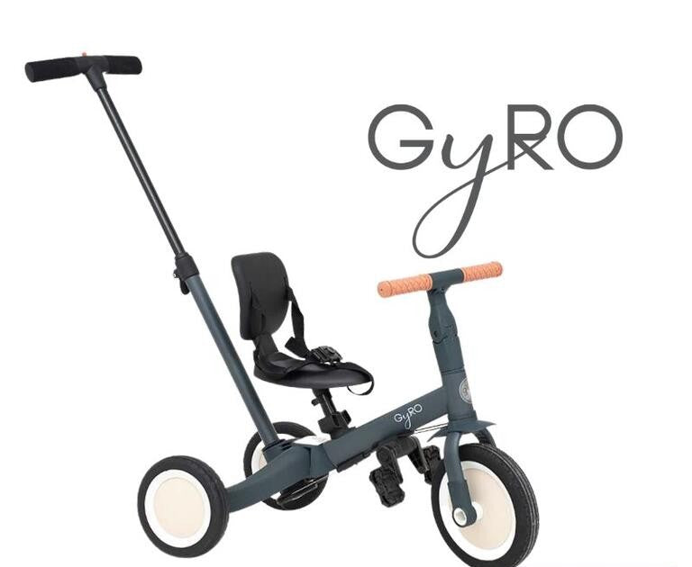 TRICICLO MULTIFUNCIONAL 5 em 1-  Gyro Gray
