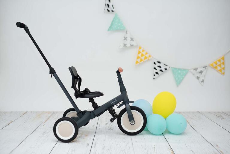 TRICICLO MULTIFUNCIONAL 5 em 1-  Gyro Gray